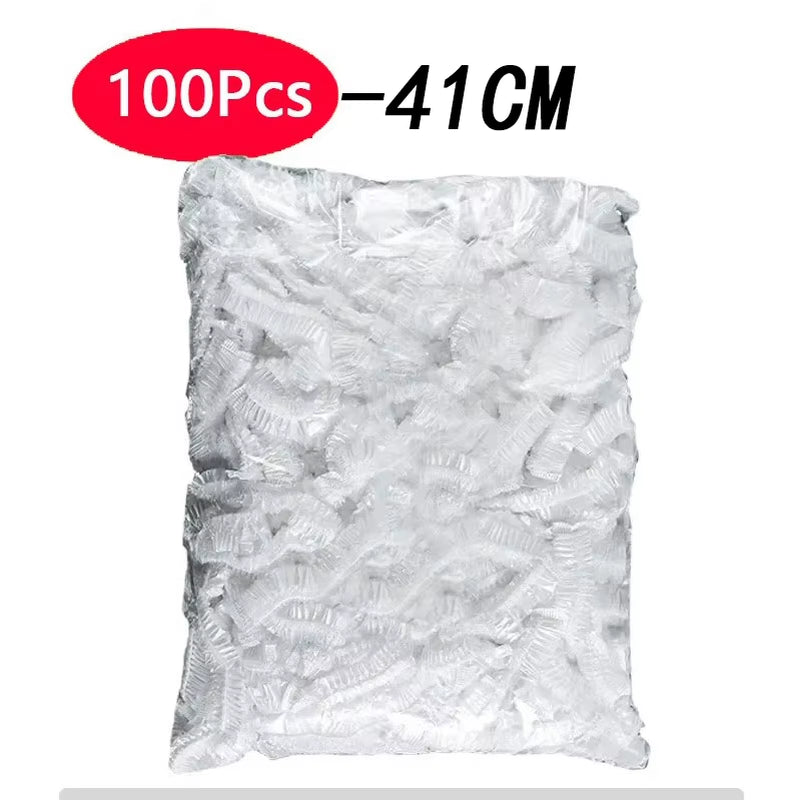 Eco-Friendly Disposable Food Covers - Stretchable Saran Wrap for Fresh Fruit & Vegetable Storage