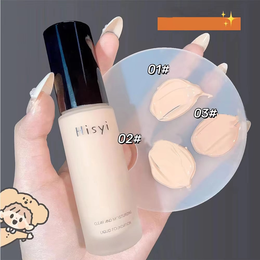 Liquid Foundation Naturally Covers Flaws without Sticking Powder