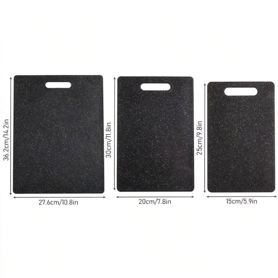 Premium Antibacterial Marble Texture Cutting Board - Mildew Resistant, Dishwasher Safe Kitchen Essential for Vegetables and More!