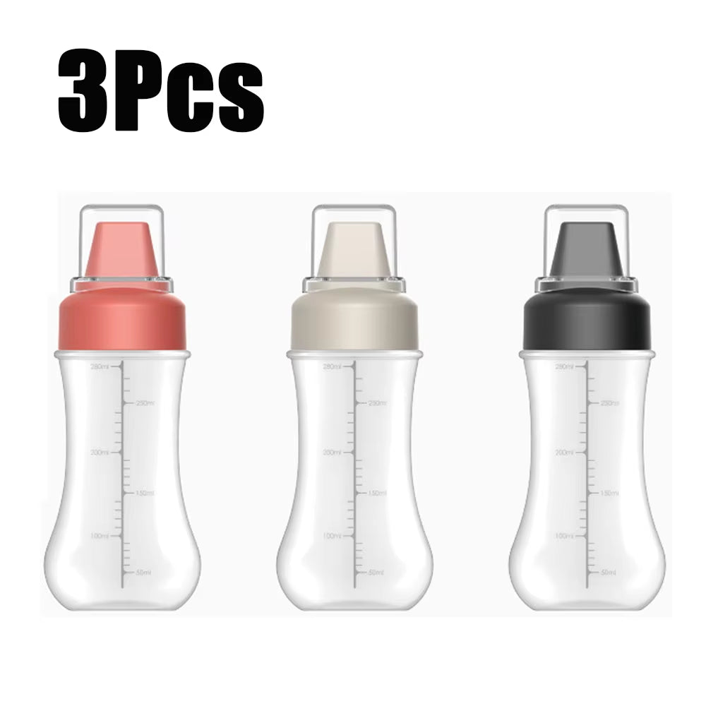 Versatile 350ML Squeeze Sauce Bottle – Perfect for Ketchup, BBQ, Honey, and Salad Dressings!