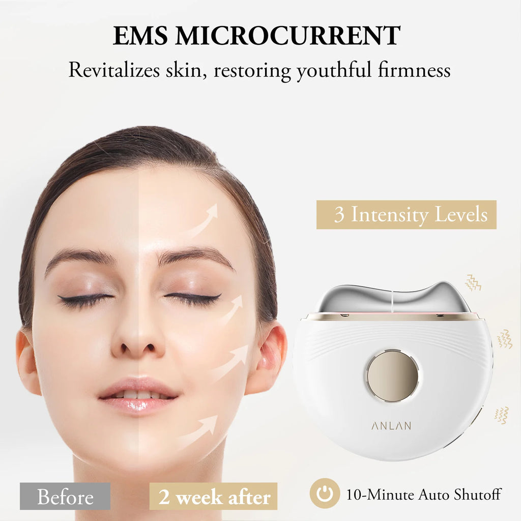 EMS Electric Guasha Massager Face Lifting Anti-Aging Firming