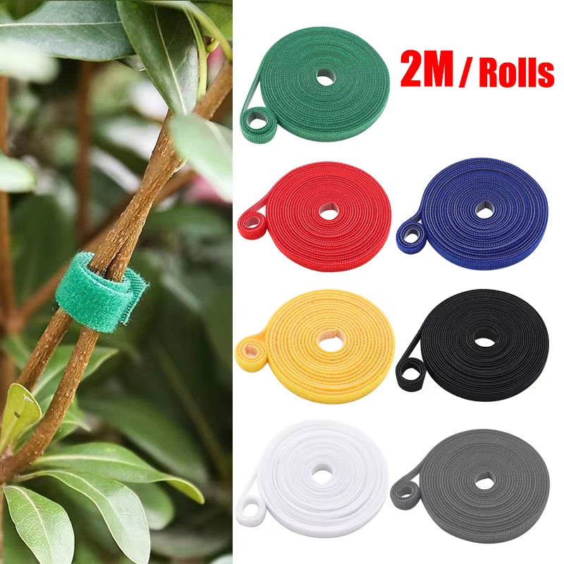 3 Rolls of Durable Green Garden Twine - Nylon Plant Ties for Support, Bamboo Cane Wrap, and Garden Accessories