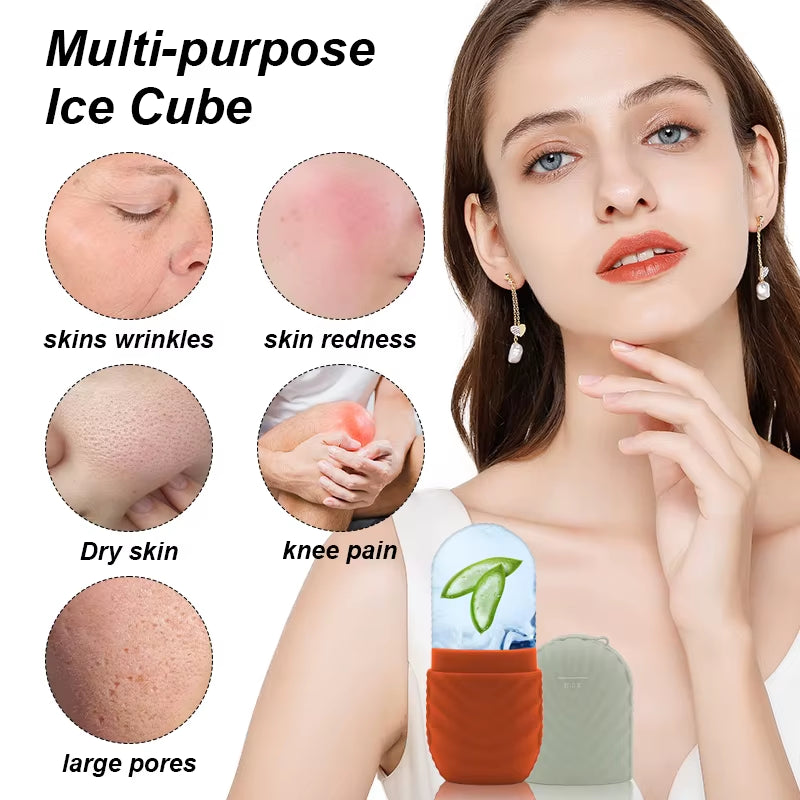 Silicone Facial Beauty Applicator Ice Massage Tool Skin Care