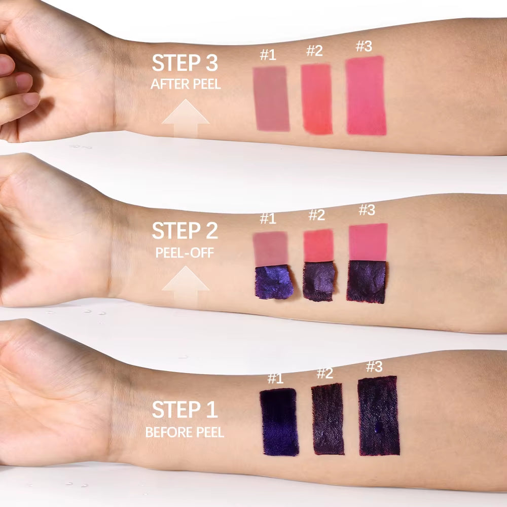 Long Lasting Lip Inks Korean Matte Lip Tint Peel off Matte Tick for Lips Stick Free Shipping Liquid Lipstick Waterproof Makeup