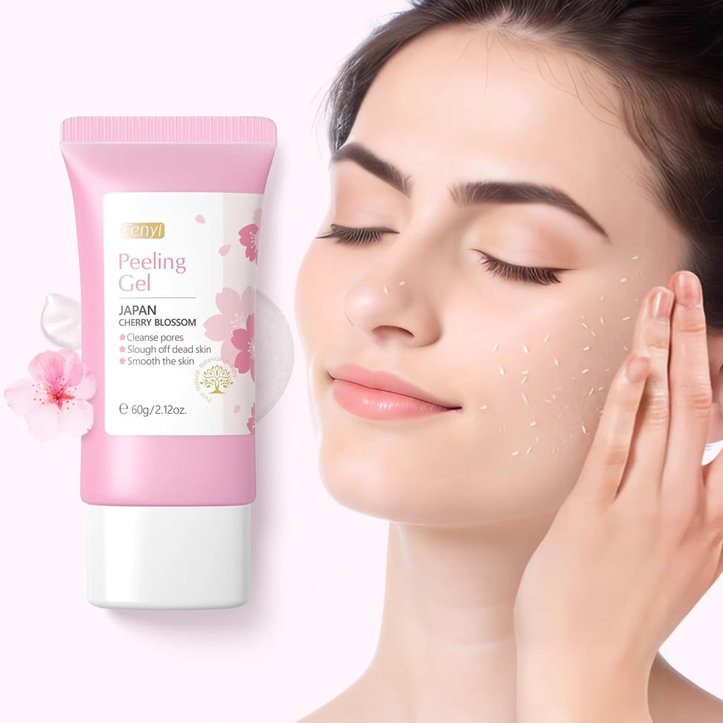 Sakura Deep Cleansing Exfoliating Gel Brightening Moisturizing 60g