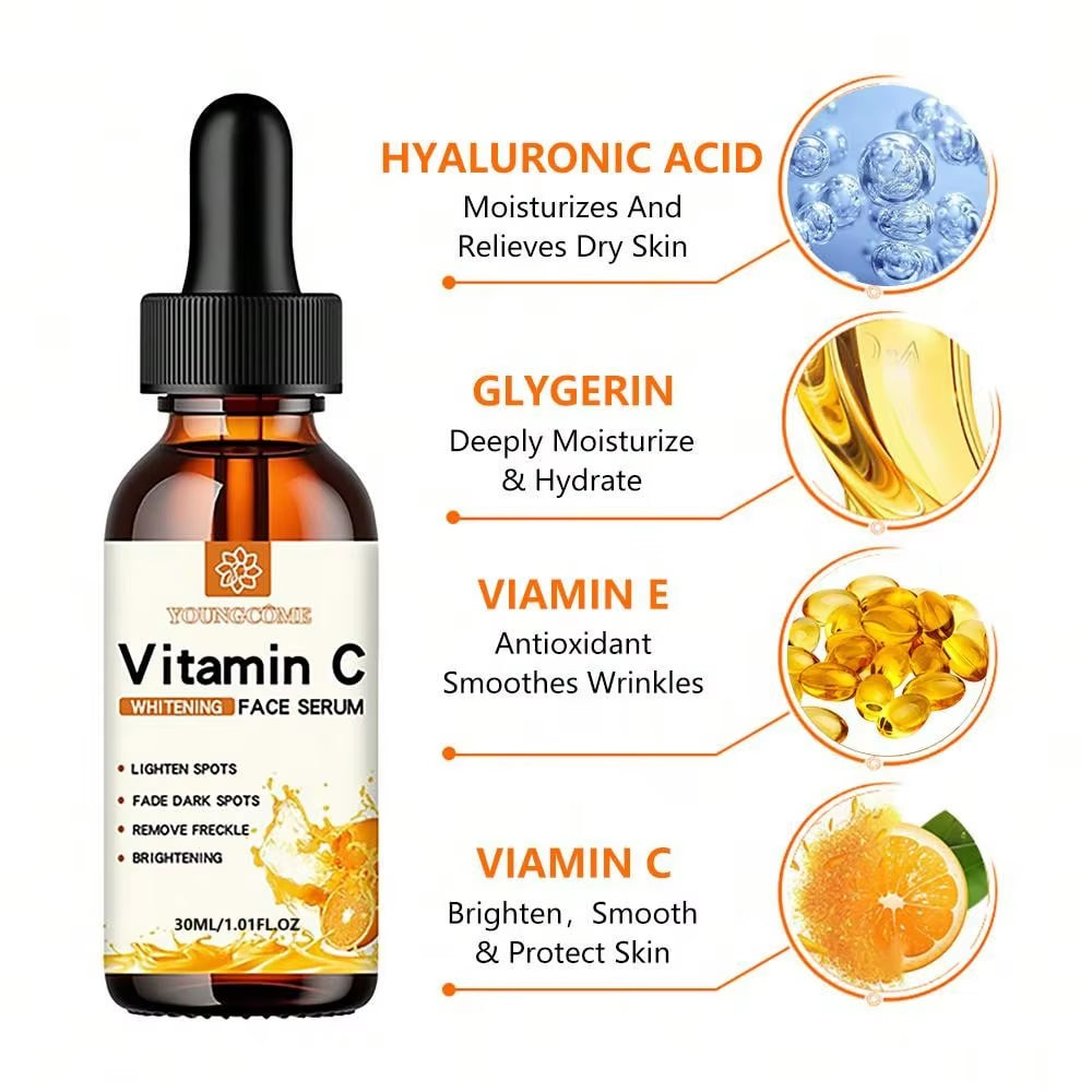 Vitamin C Facial Essence 30ml Hyaluronic Dark Spot Repair Serum