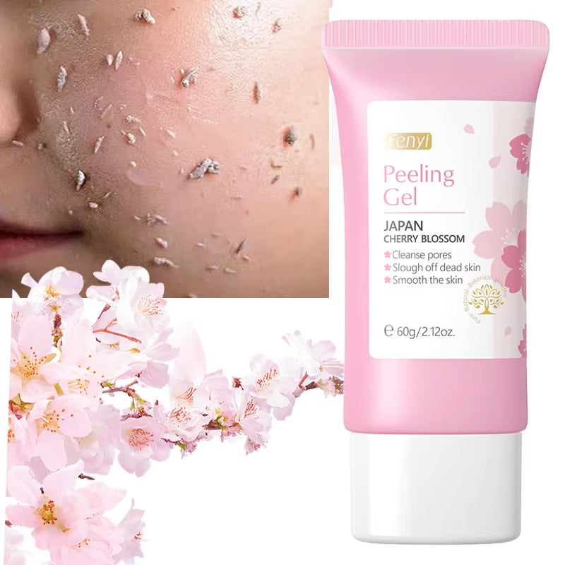 Sakura Deep Cleansing Exfoliating Gel Brightening Moisturizing 60g