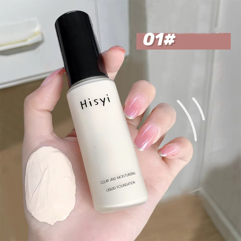 Liquid Foundation Naturally Covers Flaws without Sticking Powder