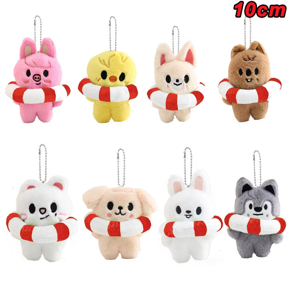 KPOP Stray Kids Plush Keychain Felix Hyunjin Jisung Pendant