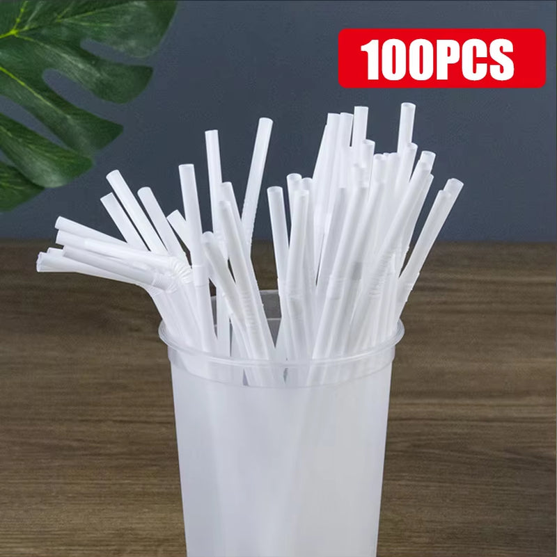 Vibrant Multicolor Drinking Straws - Perfect for Parties, Weddings, and Everyday Use - Bulk 50-1000Pcs Available