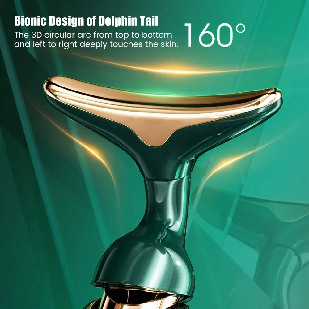 3-in-1 EMS Facial Lifting Neck Eye Slimmer Anti-Aging Massager