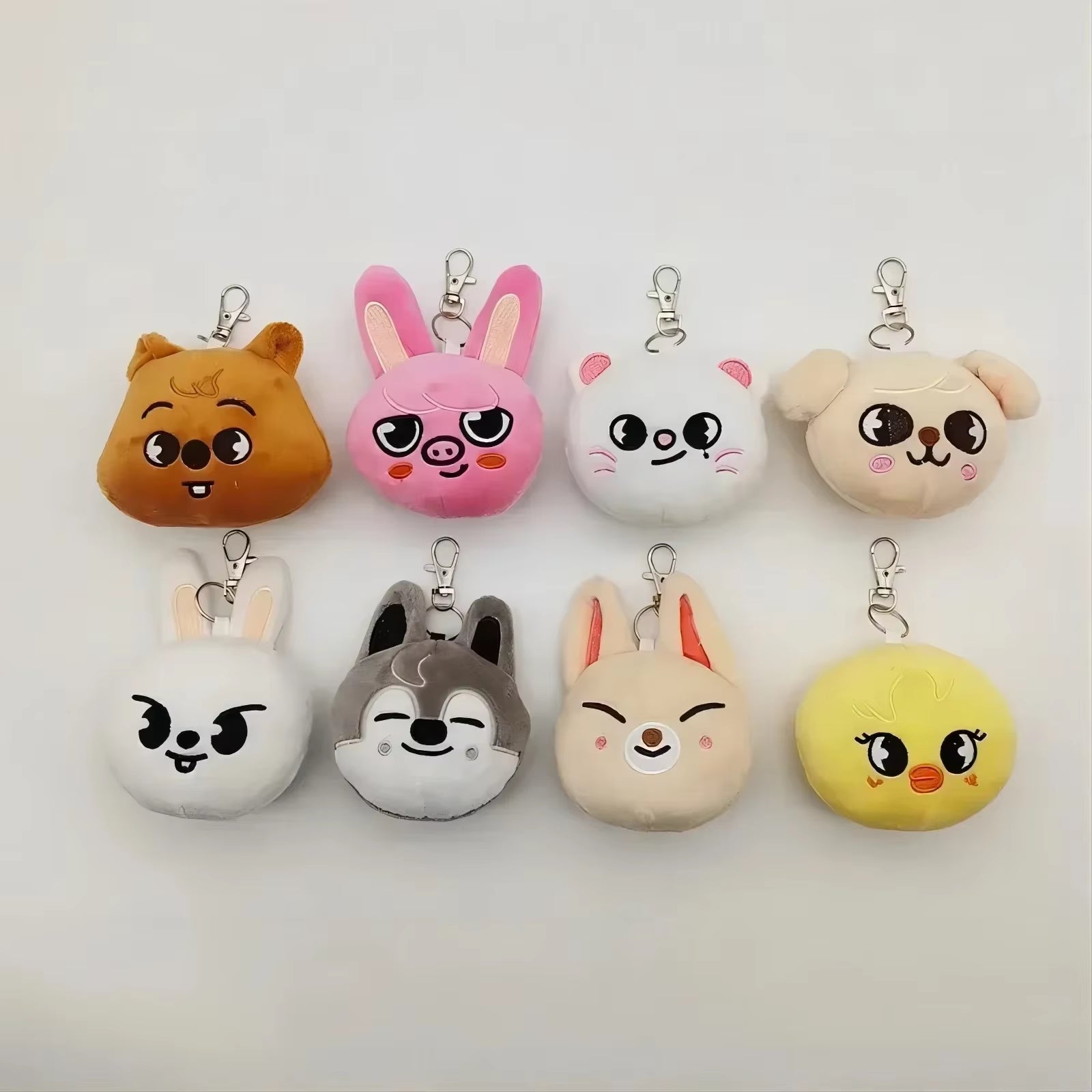 KPOP Stray Kids Plush Keychain Felix Hyunjin Jisung Pendant