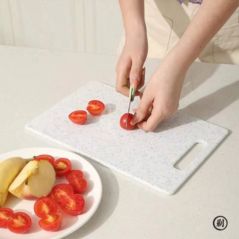 Premium Antibacterial Marble Texture Cutting Board - Mildew Resistant, Dishwasher Safe Kitchen Essential for Vegetables and More!