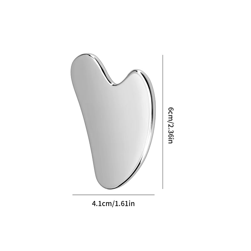 Premium Stainless Steel Gua Sha Scraper Face & Body Massager