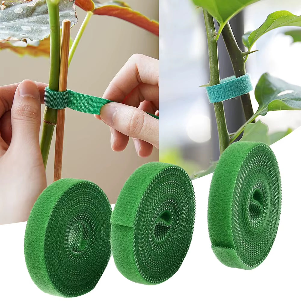 3 Rolls of Durable Green Garden Twine - Nylon Plant Ties for Support, Bamboo Cane Wrap, and Garden Accessories