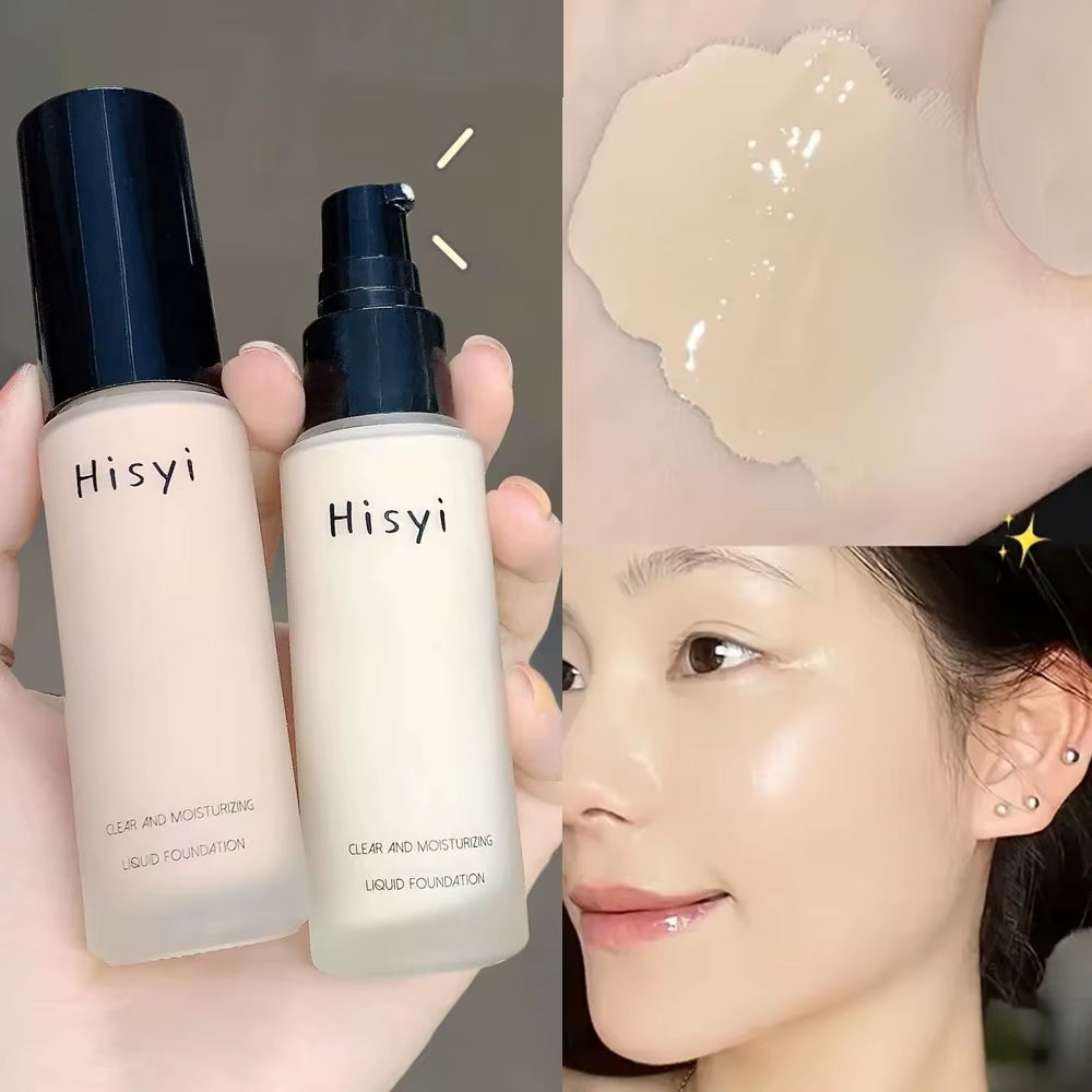 Liquid Foundation Naturally Covers Flaws without Sticking Powder