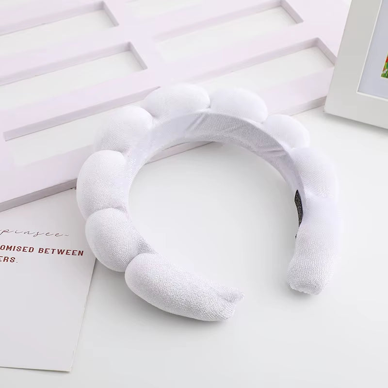 Velvet Hair Band High Sponge Twists Solid Color Hair Accessory