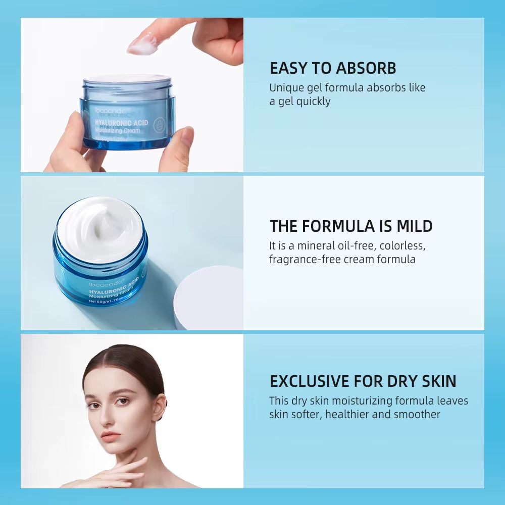 Revitalize Your Skin with Ultimate Hydration: Hyaluronic Acid Gel Cream for Extra-Dry Skin - The Perfect Nourishing Moisturizer for a Smooth, Radiant Complexion