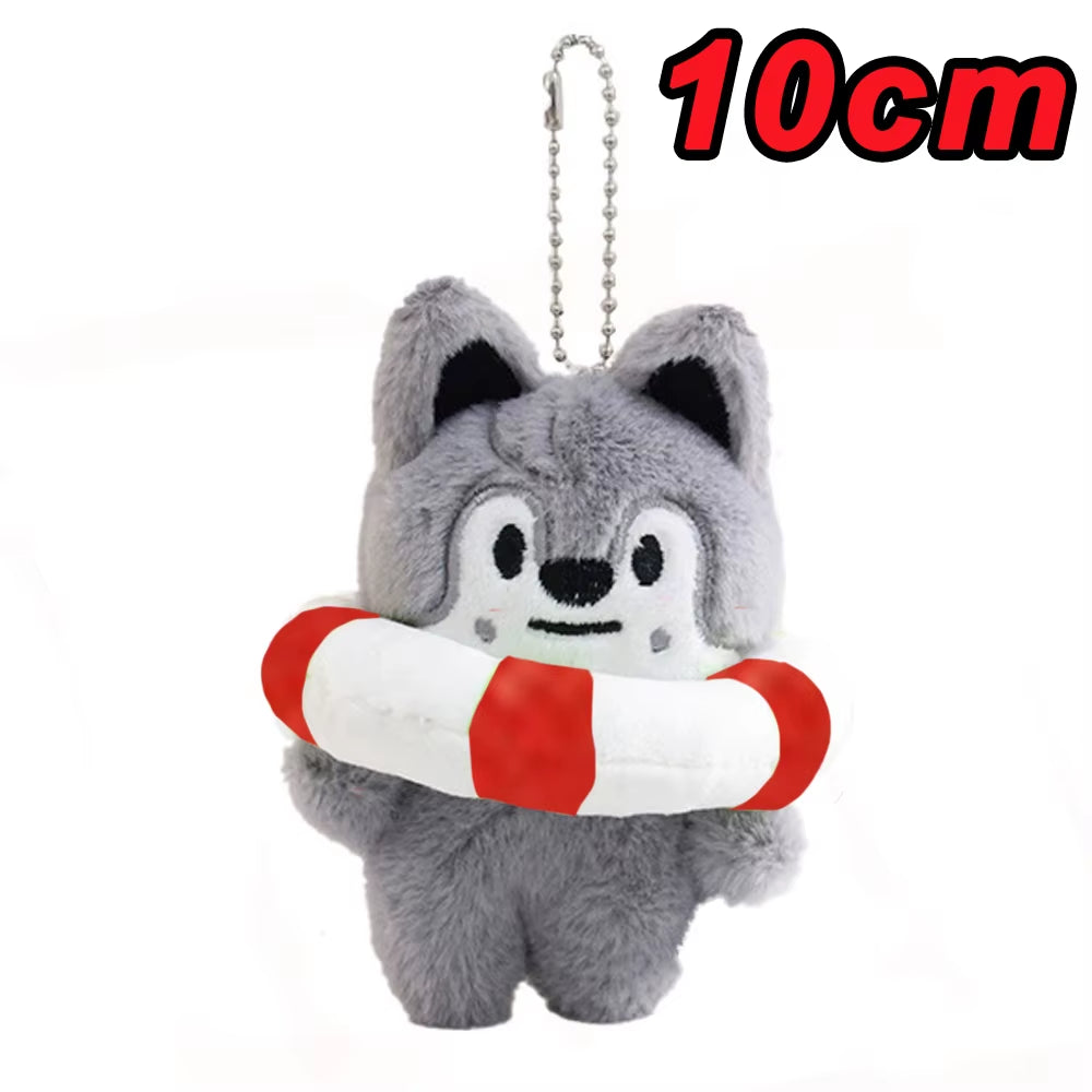 KPOP Stray Kids Plush Keychain Felix Hyunjin Jisung Pendant