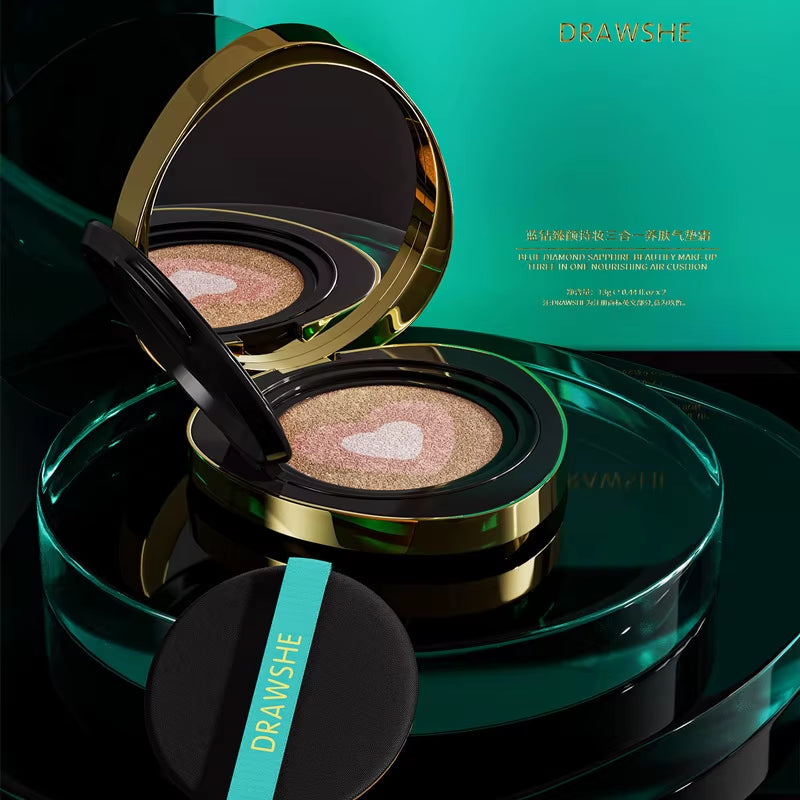 Korean Air Cushion BB CC Cream 3in1 Foundation Concealer Set