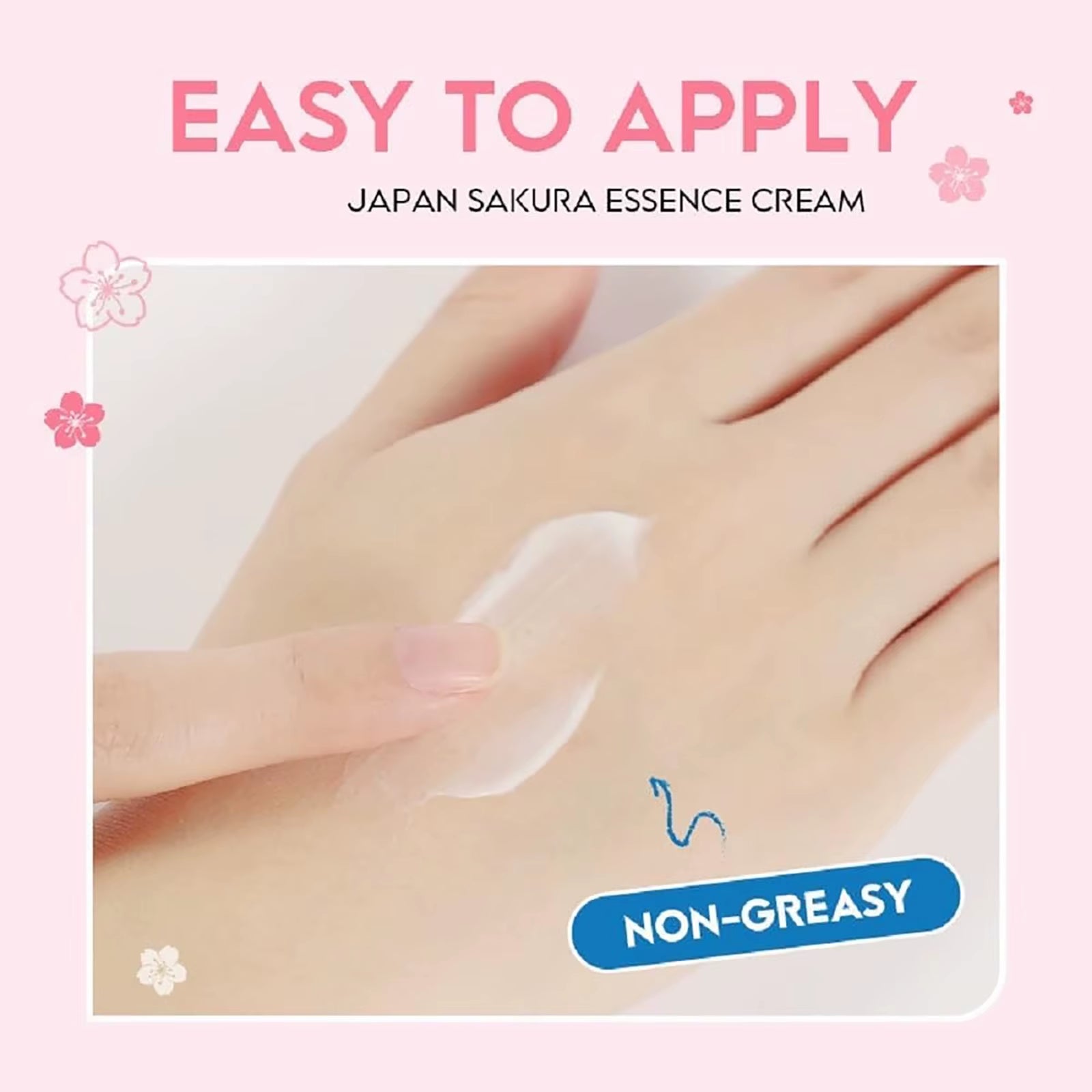 Japan Sakura Tone-Up Cream with Hyaluronic Acid Moisturizer