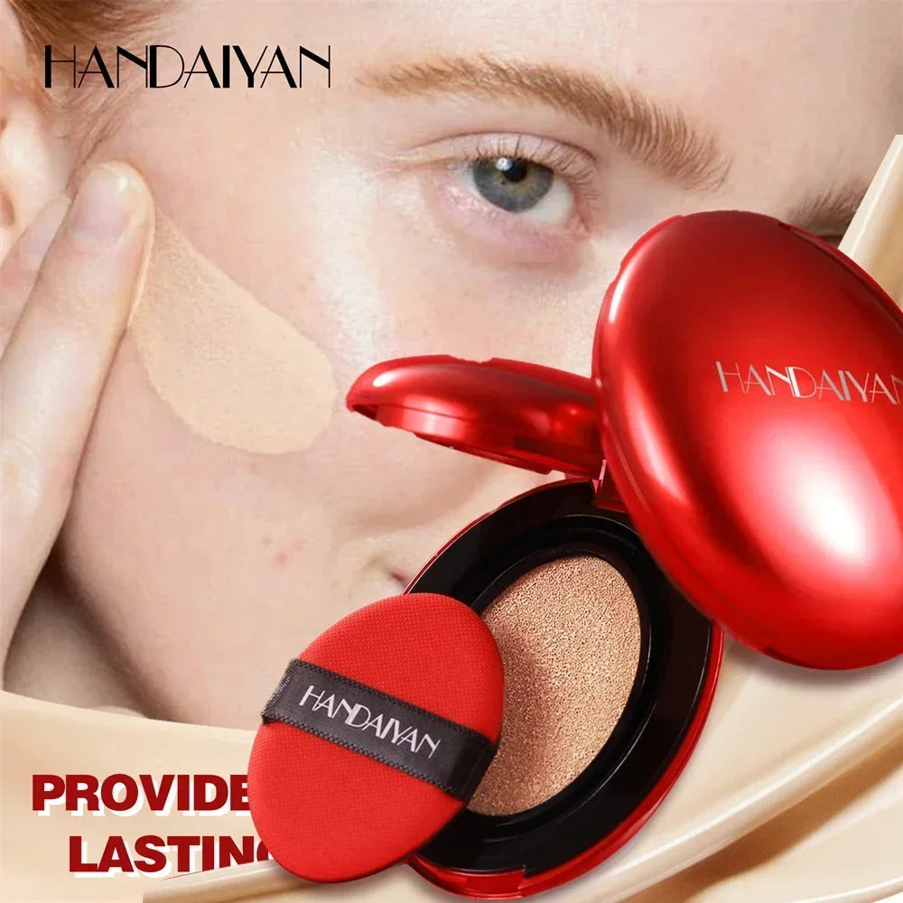 Air Cushion Foundation - Light Natural Moisturizing Concealer with Whitening and Oil-Control for a Flawless, Long-Lasting Makeup Look