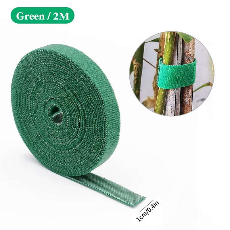 3 Rolls of Durable Green Garden Twine - Nylon Plant Ties for Support, Bamboo Cane Wrap, and Garden Accessories