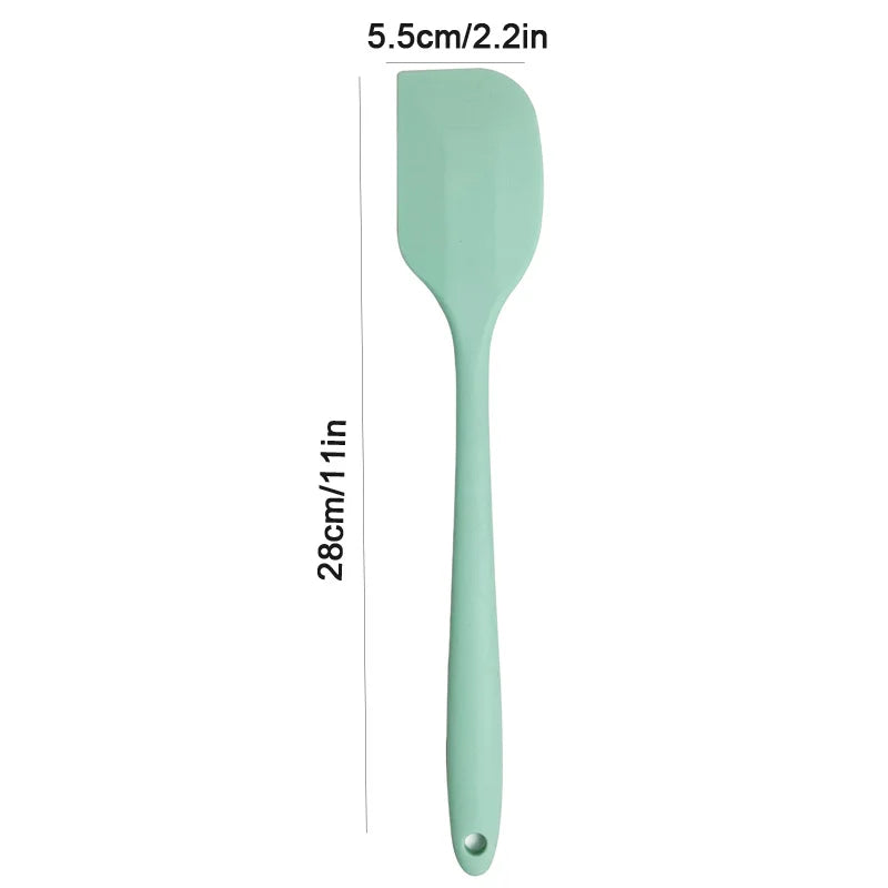 Premium Silicone Non-Stick Cream Spatula - Heat-Resistant Baking Tool for Easy Cake Decorating and DIY Projects