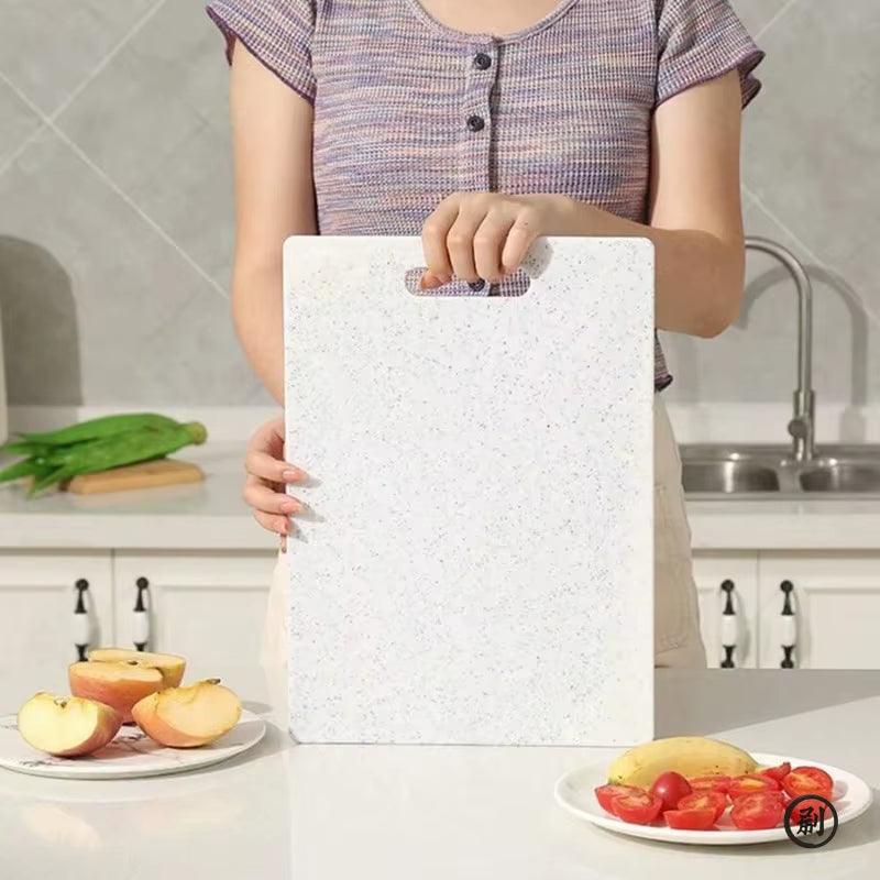 Premium Antibacterial Marble Texture Cutting Board - Mildew Resistant, Dishwasher Safe Kitchen Essential for Vegetables and More!
