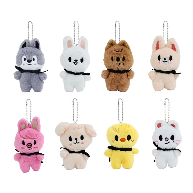 KPOP Stray Kids Plush Keychain Felix Hyunjin Jisung Pendant
