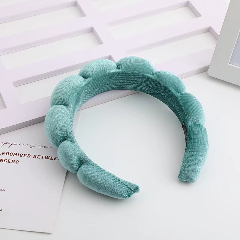 Velvet Hair Band High Sponge Twists Solid Color Hair Accessory