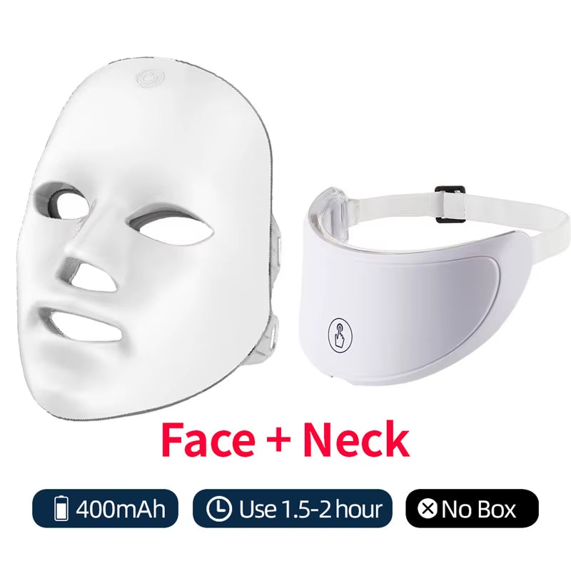 Revitalize Your Skin with the Rechargeable LED Face & Neck Mask - Photon Beauty Machine for Radiant Rejuvenation!