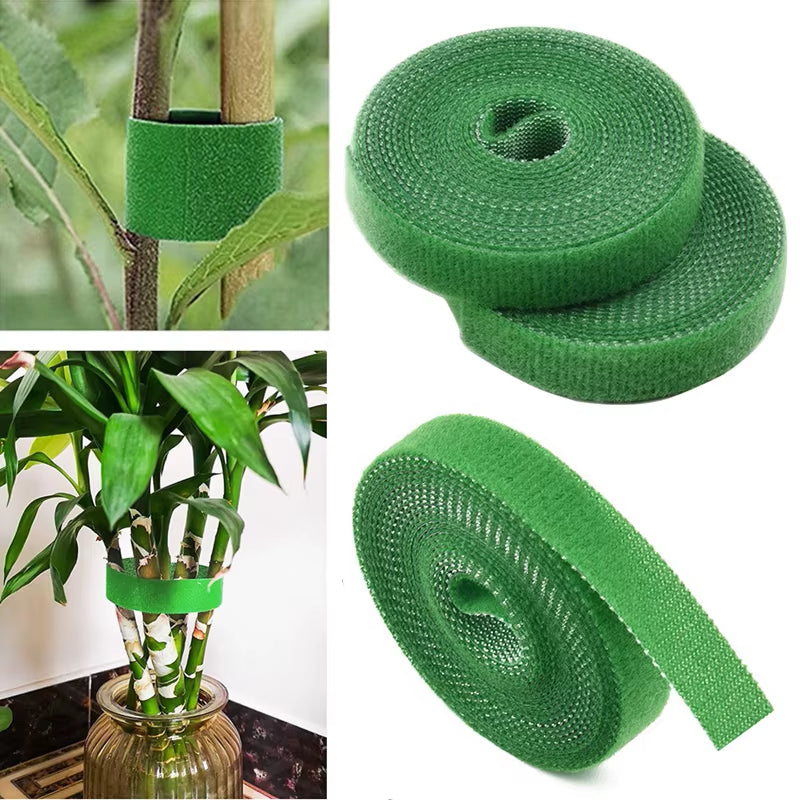 3 Rolls of Durable Green Garden Twine - Nylon Plant Ties for Support, Bamboo Cane Wrap, and Garden Accessories