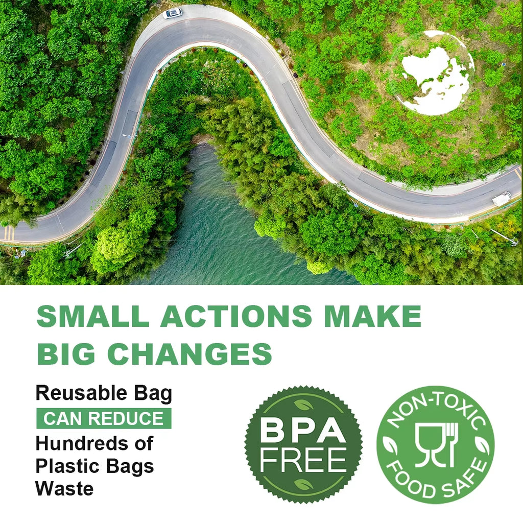 50Pcs Kitchen Vacuum Bags - BPA-Free Food Storage for Sealer Machines - Essential Kitchen Accessories