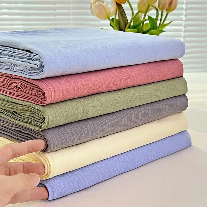 Luxury Organic Cotton Bed Linen Set - 1 Flat Sheet & 2 Pillowcases (230x250 cm) - Perfect for Double, Queen, and King Size Beds