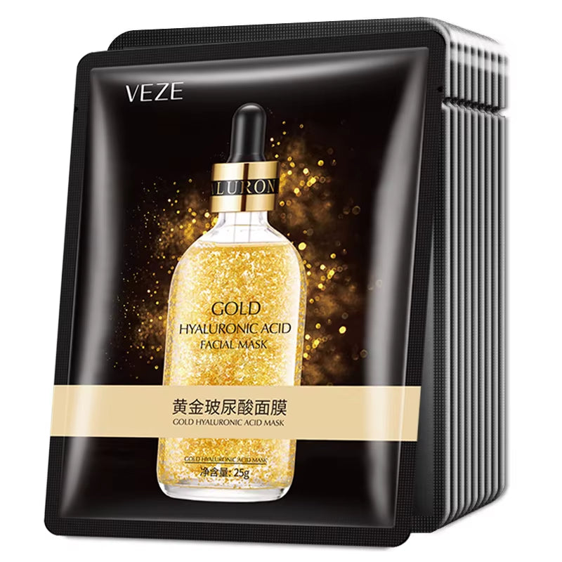 20Pcs Hyaluronic Collagen Face Mask Firming Moisturizing Sheet