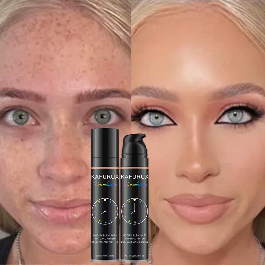 Liquid Foundation Korean Makeup-8 Colors Shade Full Coverage Concealer 