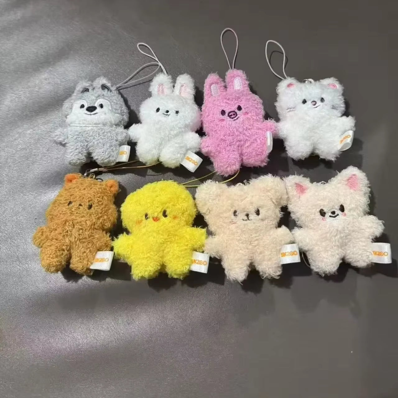 KPOP Stray Kids Plush Keychain Felix Hyunjin Jisung Pendant