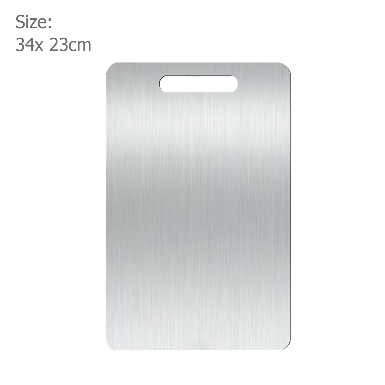 WXCOO Premium Double-Sided Bamboo & Stainless Steel Cutting Board - Perfect for Fruits, Meats, and Vegetables