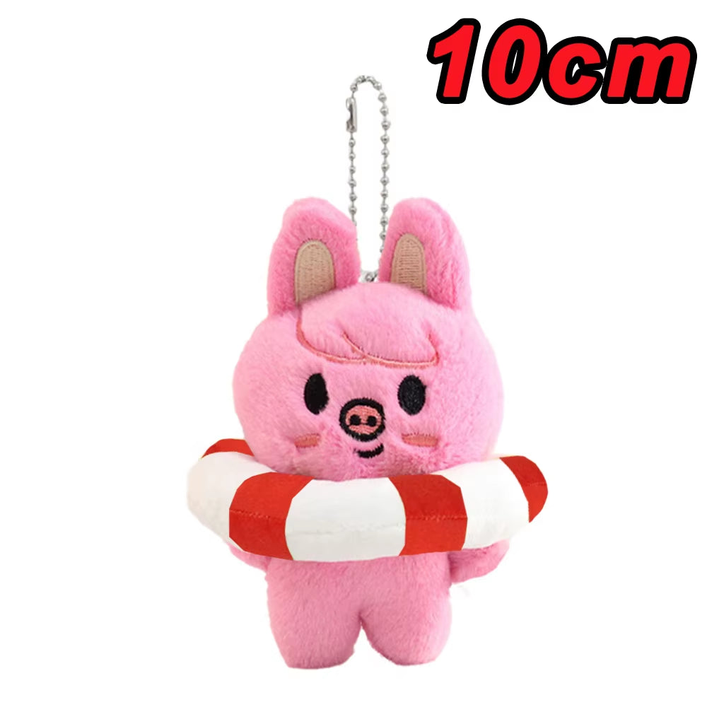 KPOP Stray Kids Plush Keychain Felix Hyunjin Jisung Pendant