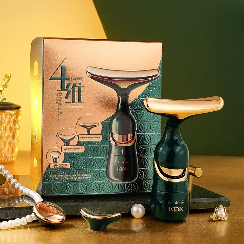 3-in-1 EMS Facial Lifting Neck Eye Slimmer Anti-Aging Massager