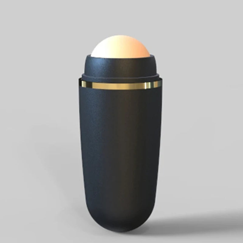 Revitalize Your Skin with the Natural Volcanic Stone Face Oil Absorbing Roller - Your Go-To Tool for Perfect Pores and Flawless Makeup!