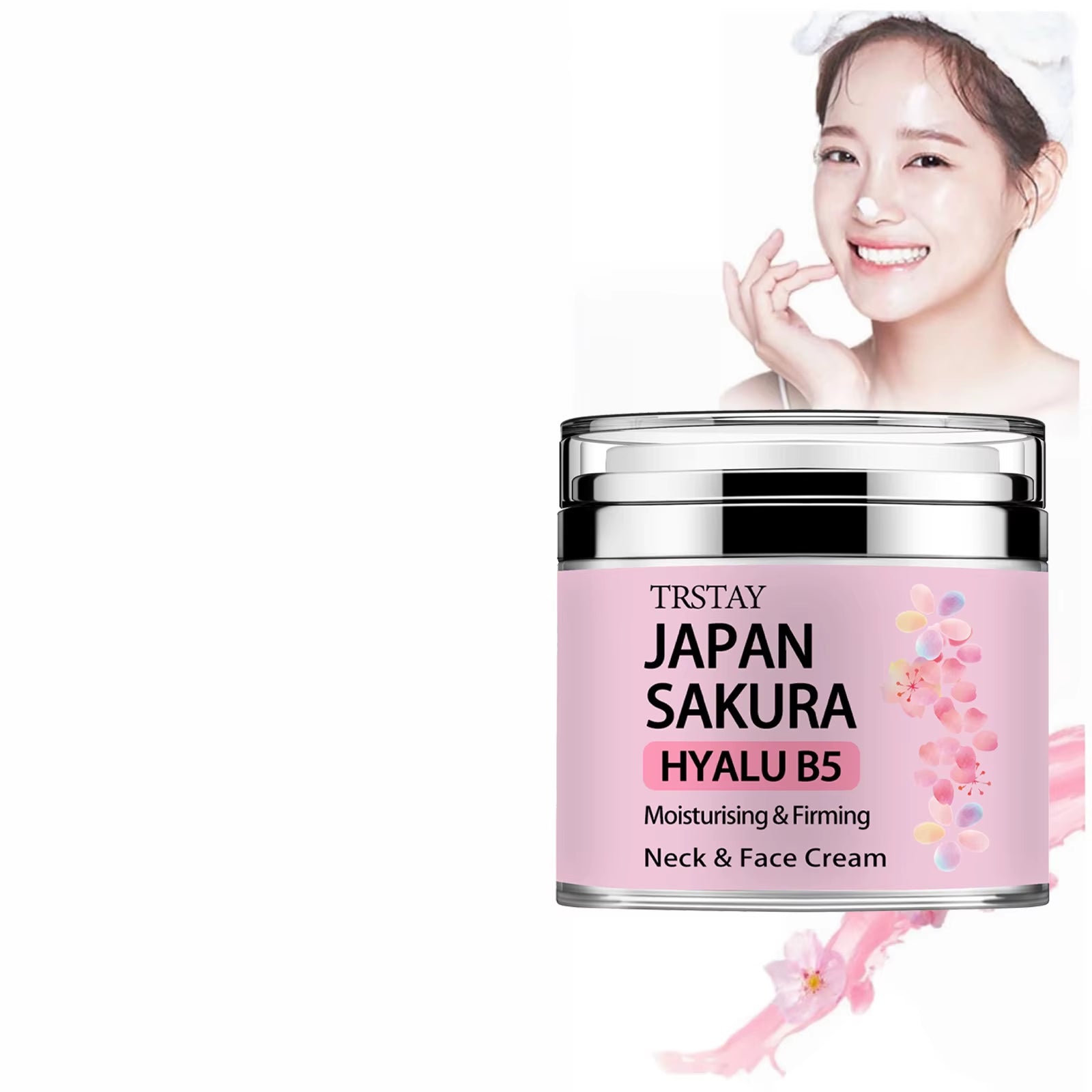Japan Sakura Tone-Up Cream with Hyaluronic Acid Moisturizer