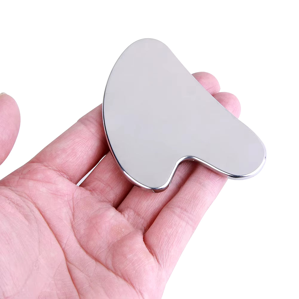 Premium Stainless Steel Gua Sha Scraper Face & Body Massager