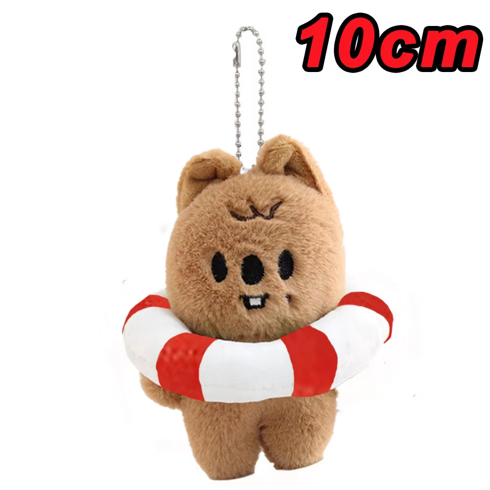KPOP Stray Kids Plush Keychain Felix Hyunjin Jisung Pendant