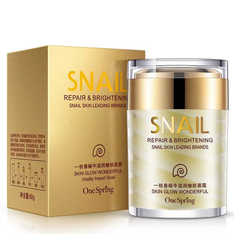 Skincare Snail Cream Collagen Cream anti Aging Whiten Skin Face Cream Fade Dark Eye Circles Remove Eye Bags Eye Serum