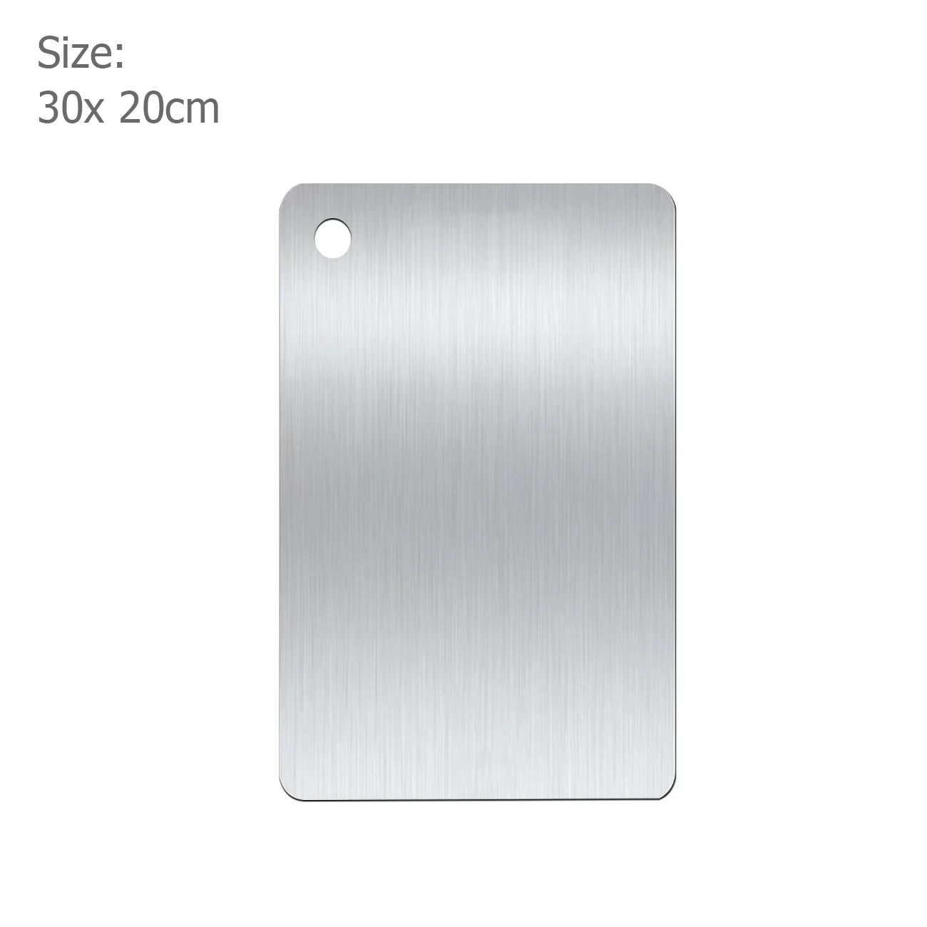 WXCOO Premium Double-Sided Bamboo & Stainless Steel Cutting Board - Perfect for Fruits, Meats, and Vegetables