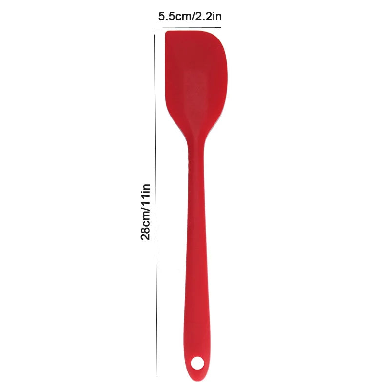 Premium Silicone Non-Stick Cream Spatula - Heat-Resistant Baking Tool for Easy Cake Decorating and DIY Projects