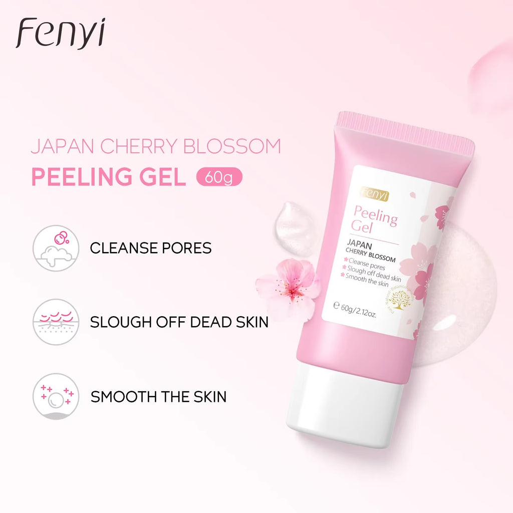 Sakura Deep Cleansing Exfoliating Gel Brightening Moisturizing 60g