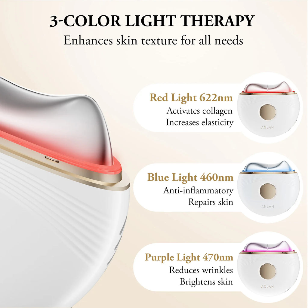 EMS Electric Guasha Massager Face Lifting Anti-Aging Firming